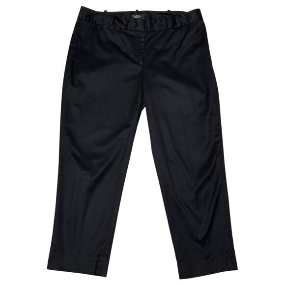 Talbots Signature Crop Pant Black 12 - Picture 1 of 3